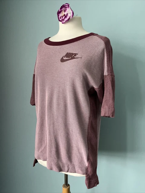 Nike Rally Plus Athletic short sleeve t shirt top 1990's Red Tag size small