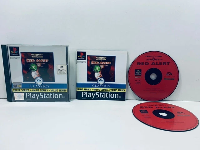 COMMAND & CONQUER Red Alert PS1 PlayStation 1 PAL - VGC - Fast Post EUR
