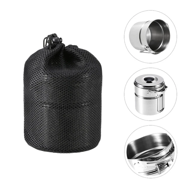 Camping Tea Kettle Hot Water Heater Stainless Steel Hanging Pot Coffee Pot
