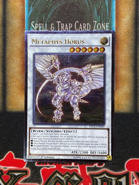 Yugioh Metaphys Horus SECE-EN049 Ultimate Rare 1st Edition NM
