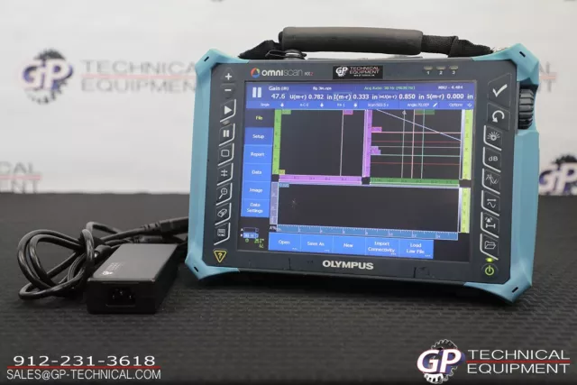 Olympus Omniscan MX2 32:128 PR P2 Phased Array Flaw Detector - Panametrics GE UT 2