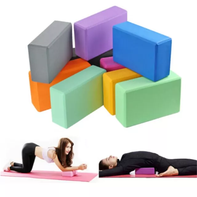 Balance Fitness Pilates Workout Exercise Stretching Block Gym  Foam Yoga  Brick 2