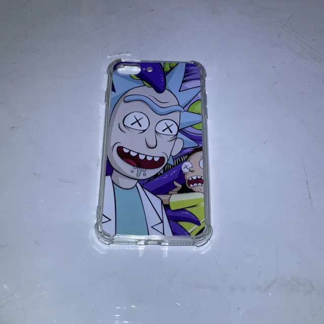 Apple iPhone 7/8 Plus: Cute Rick & Morty  Durable Shockproof TPU Bumper Case