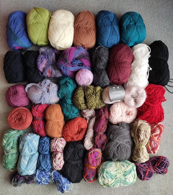 Wollepaket, Restwolle, Stricken, basteln, Sockenwolle 1,7kg