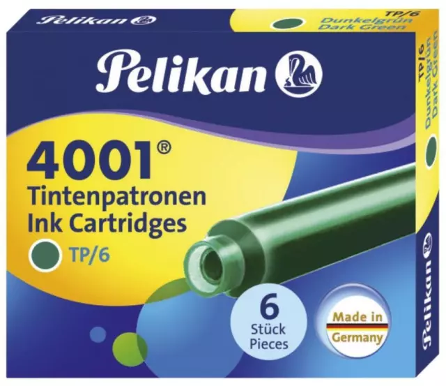 Pelikan Tintenpatronen 4001 TP/6, dunkelgrün