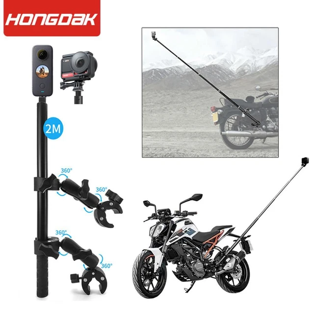 for Insta360 One X2 X3 Motorcycle Panoramic Selfie Stick Bike Monopod Handlebar