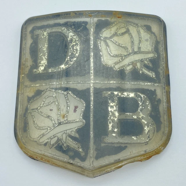 DAVID BROWN TRACTORS Vintage Radiator Grill Plastic Badge 31 00 David brown tractors vintage radiator grill plastic badge 31 00
