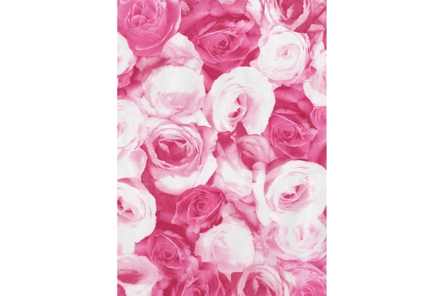 Papel Decopatch Ref 573 - Paquete de 20 rosas rosadas (381 x 305 mm)