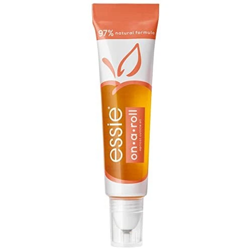 Aceite de cutícula de albaricoque Essie Nail Care y tratamiento de uñas 8 gratis vegano en un rollo...