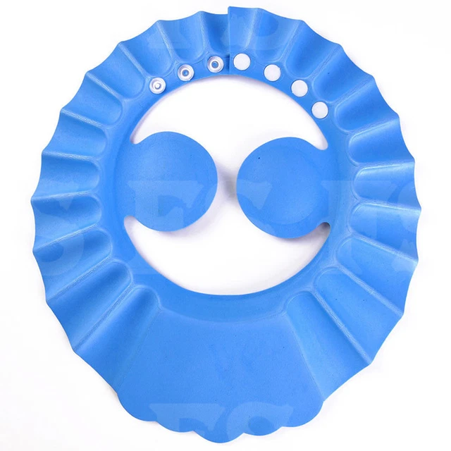 Adjustable Baby Shower Cap Ear Cover Kids Children Bath Shield Hat Wash Hair Aus