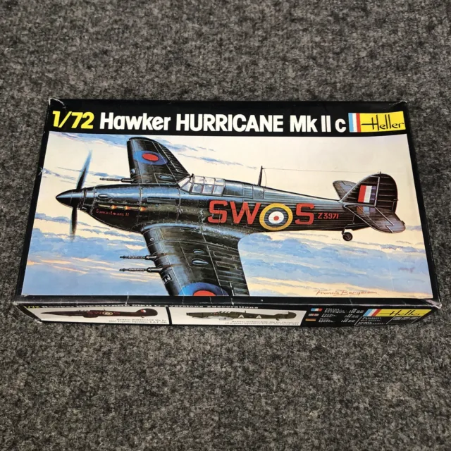 Heller~269~1/72~Hawker Hurricane Mk.IIc~WW2 RAF/India Fighter~NIOB