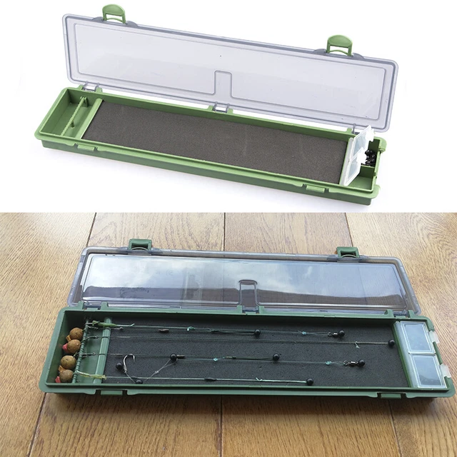 CARP FISHING TACKLE Box Stiff Hair Rig Board with Pins Carp Fishing Rig ...