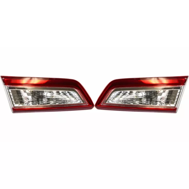 For Toyota Camry Hybrid Inner Tail Light 2012 2013 2014 Pair Passenger & Driver