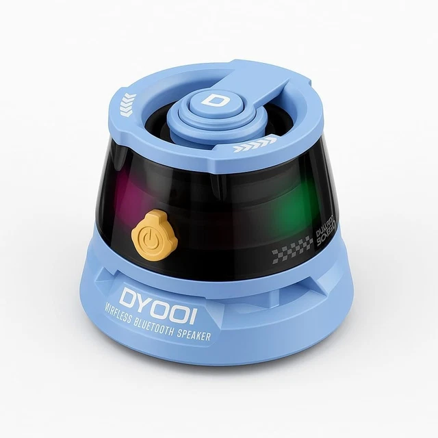 DY200 MINI MAGNETIC Bluetooth Speaker - RGB LED Phone Stand Portable ...