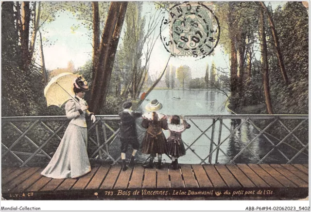 ABBP6-94-0469 - BOIS-DE-VINCENNES - le lac daumesnil vu du petit pont de l'