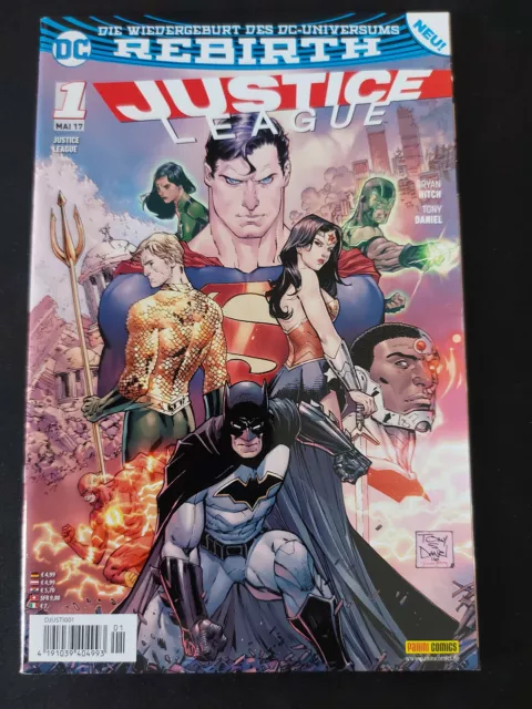 DC Comics JUSTICE LEAGUE Rebirth Nr. 1 1. Auflage Z0-1 05/2017