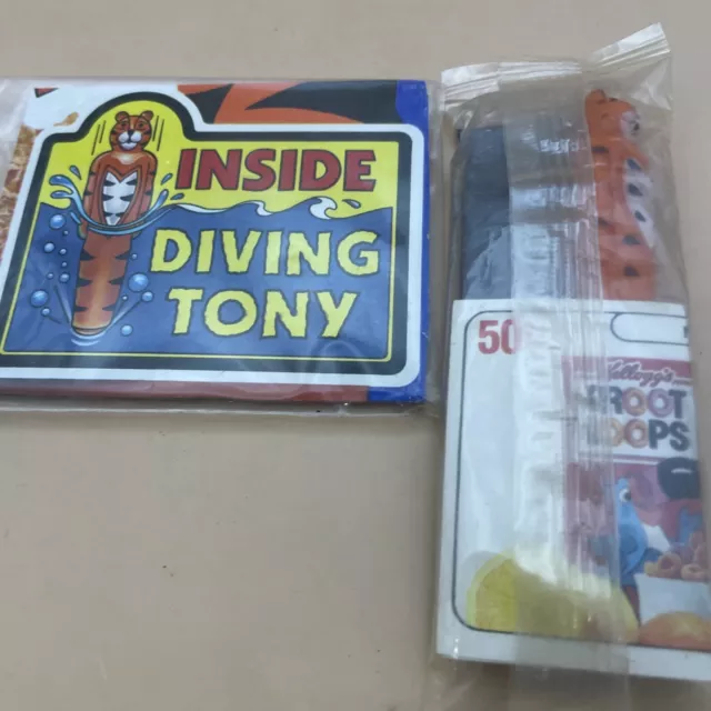 Tony The Tiger Kelloggs Cereal Diving Toy Sealed Package