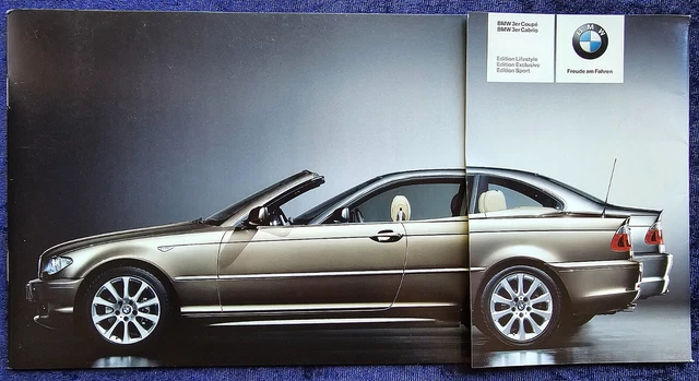 BMW 3ER E 46 Coupe Cabrio Prospekt, 2.2004 Edition Lifestyle, Exclusive