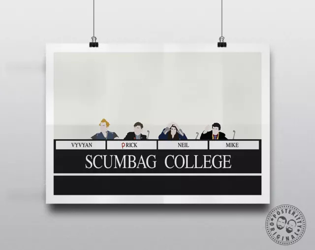 THE YOUNG ONES Scumbag Minimalist Comedy print Minimal Movie Poster Posteritty