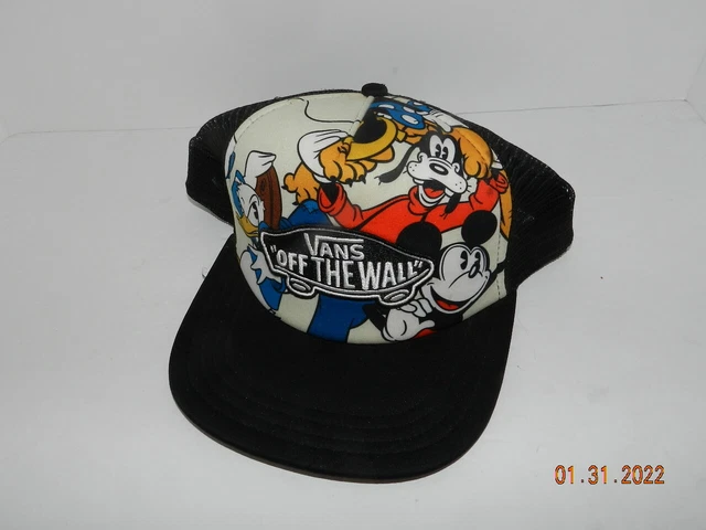 VANS snapback trucker hat Disney Mickey Mouse goofy Donald DUck