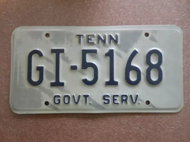 GOVERNMENT SERVICE .. Tennessee .. ALL ORIGINAL ...  2 photos