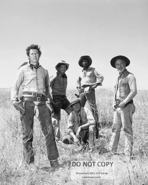 "Rawhide" Cast From The Tv Western Series Clint Eastwood  8X10 Photo (Cc625)