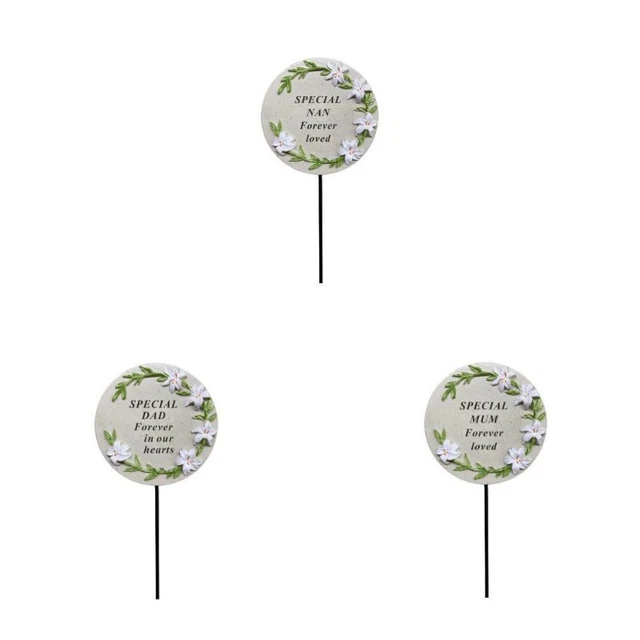 Lily Memorial Stick - Dad Mum or Nan - Graveside Stake