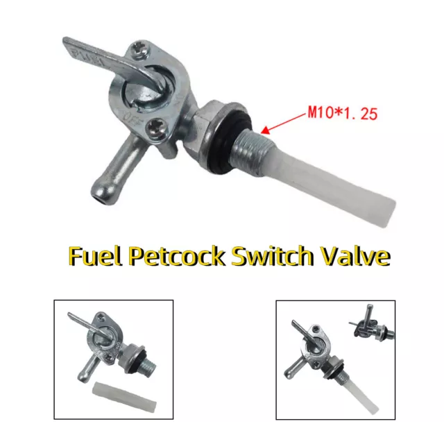 50cc-125cc Dirt Bike ATV Gas Fuel Tank Switch Petcock Valve Universal×2