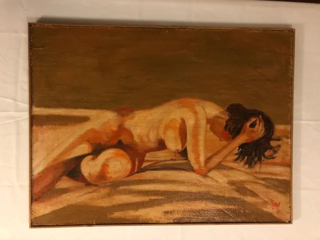 Quadro Ciro Zanetti in arte Xirò. Metà anni '60. circa 90x60