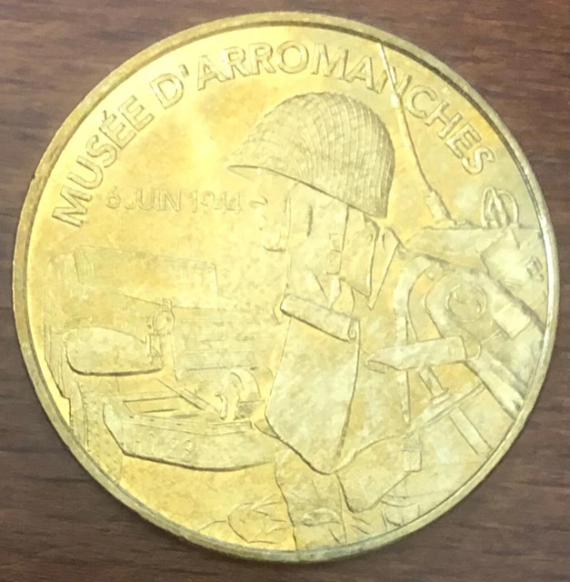 Mdp 2009 Musée Arromanches Monnaie De Paris Jeton Touristique Tokens Medals Coin