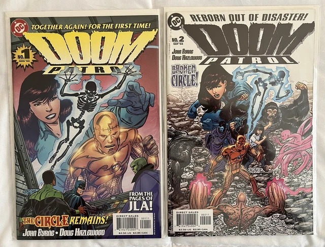 Doom Patrol lot #1,2 DC Comics 2004 John Byrne