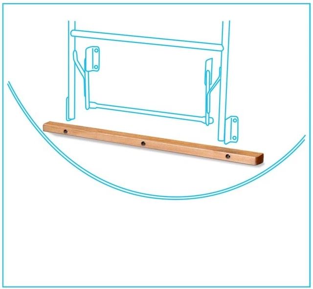 Replacement Rectangle Wood Runner for 60 in Round Folding Banquet Wedding Table
