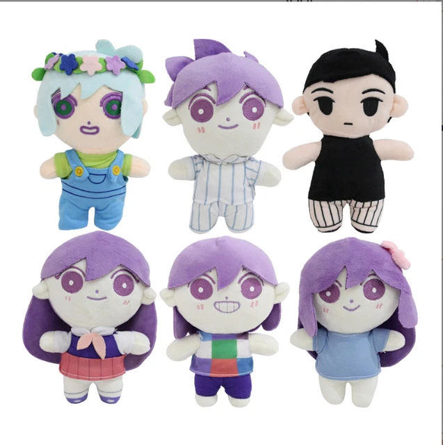 OMORI SOMETHING SUNNY Basil Aubrey Mari Hero Kel Plush Toy Scary Game