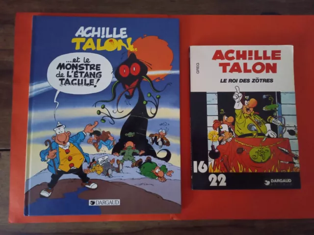 Achille Talon - 2 Albums - T40 Eo 1989 + 16/22 N° 123 Eo 1982 - Greg - Ttbe