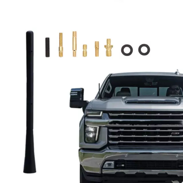 Car 7" Short Antenna Mast Power Radio AM/FM Durable Signal Reception Aerials