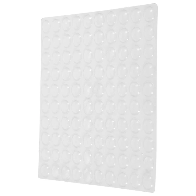 100 pz paraurti adesivi rotondi trasparenti cassetto gel di silice mobili