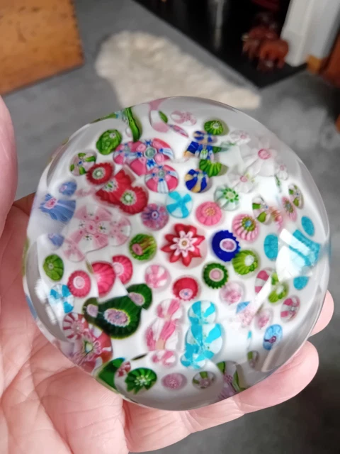 EXCEPTIONAL CLICHY SODDEN Snow Antique Paperweight Packed With ...