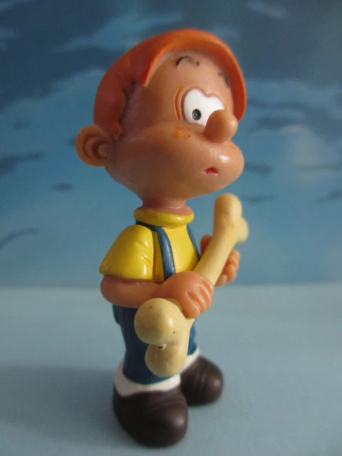 Figurine Boule Et Bill De Plastoy - Boule Avec Un Os - PVC - Occasion Pour Collection BD