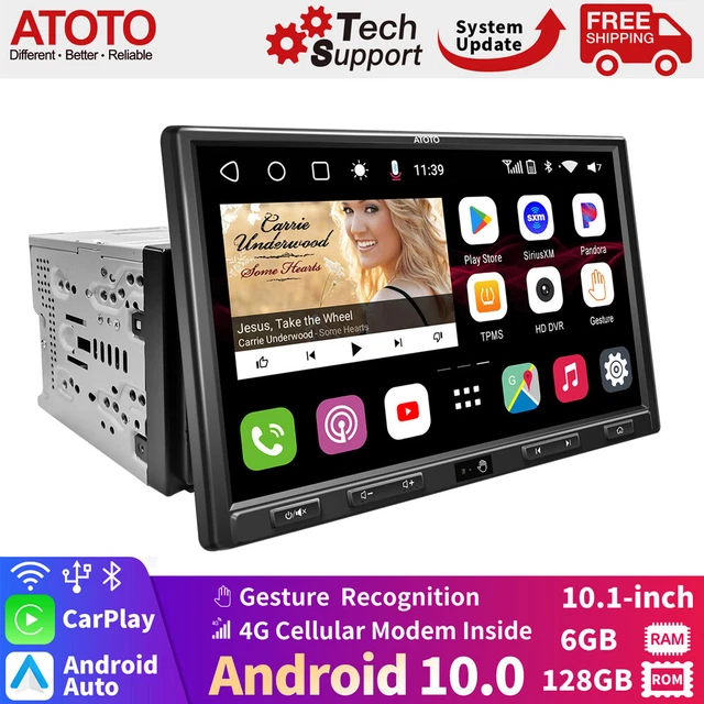 ATOTO S8 Ultra Plus - Autoradio Android 10.1" Double DIN, 4G Intégrée, Bluetooth AptX HD, CarPlay/Android Auto Sans Fil - 12