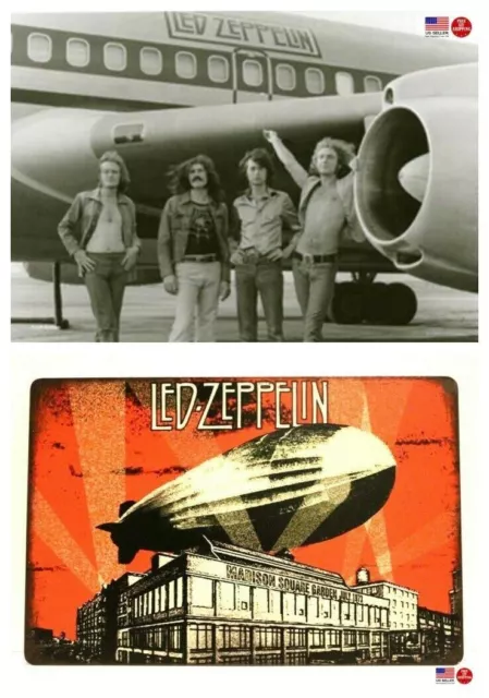 LED ZEPPELIN Airplane Photo Tapestry Cloth Poster 3x5 Flag Wall 3 x 5 Banner New