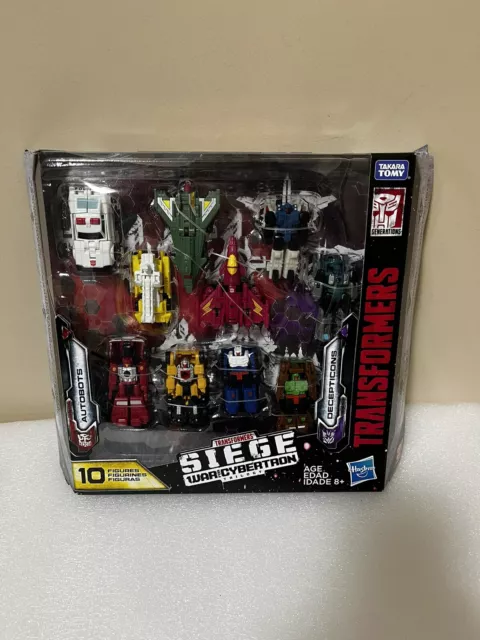 Transformers WFC Siege Autobots vs Decepticons 10 Micromaster Pack New