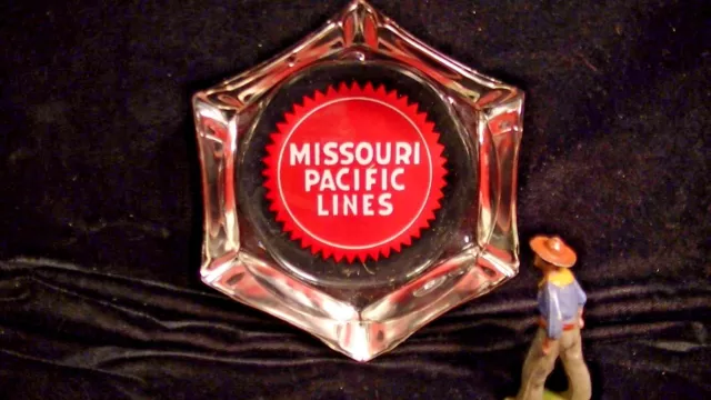 Missouri Pacific Lines Railroad, MoPac Hexagonal Ashtray, Lot#3874b