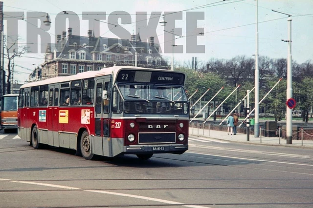 35mm Slide HOLLAND HTM Den Hag Single Decker Bus 227 BA 81 32 2007 Netherlands