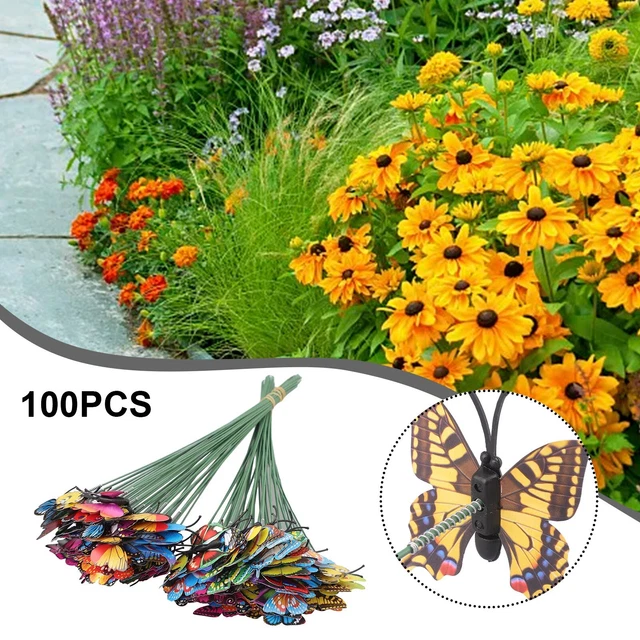 Garden Butterflies Decoration DIY Fairy Decor Garden Decorat Ornament Pot