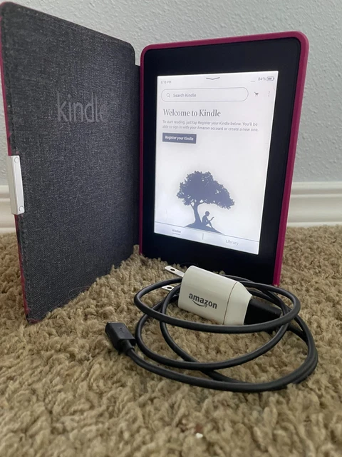 Amazon Kindle Paperwhite (7th Generation) 4GB Bundle, case and charger Amazon Kindle Paperwhite (7th Generation) 4GB Bundle, case and charger