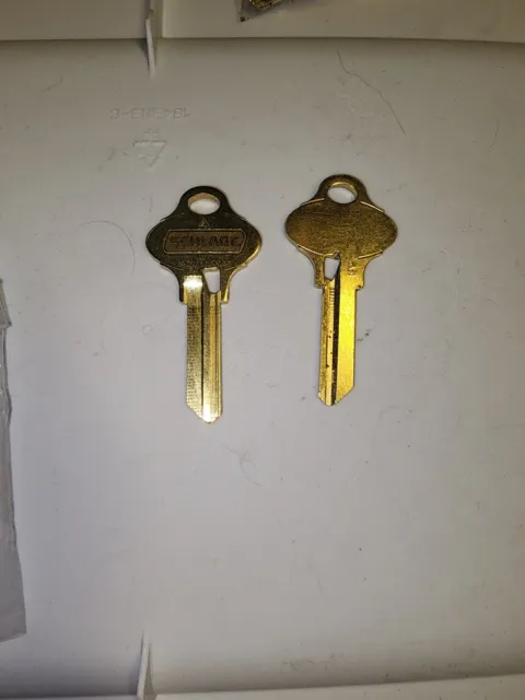 Locksmith 2- SCHLAGE  S123 Keyway Key Blanks Uncut Locksport