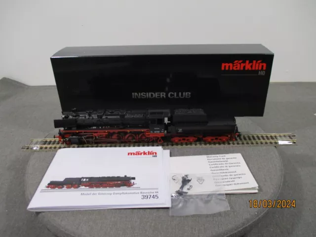 Märklin Spur H0 39745 BR 44 der DB Schlepptenderlok Digital Mfx+ Sound in OVP