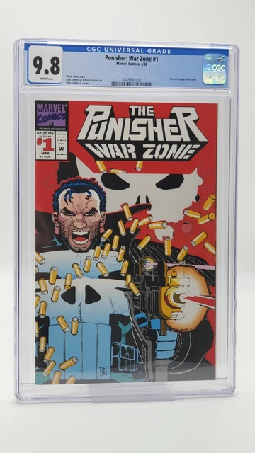 Punisher War Zone #1 (1992) CGC 9.8 Die Cut Wraparound Netflix Show NM