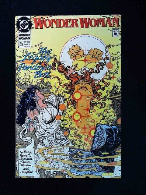 Wonder Woman  #45 (2Nd Series) Dc Comics 1990 Vf/Nm