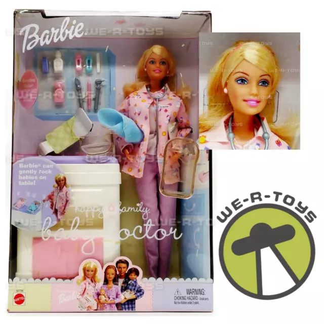 Barbie Happy Family Baby Doctor Doll 2002 Mattel 56726